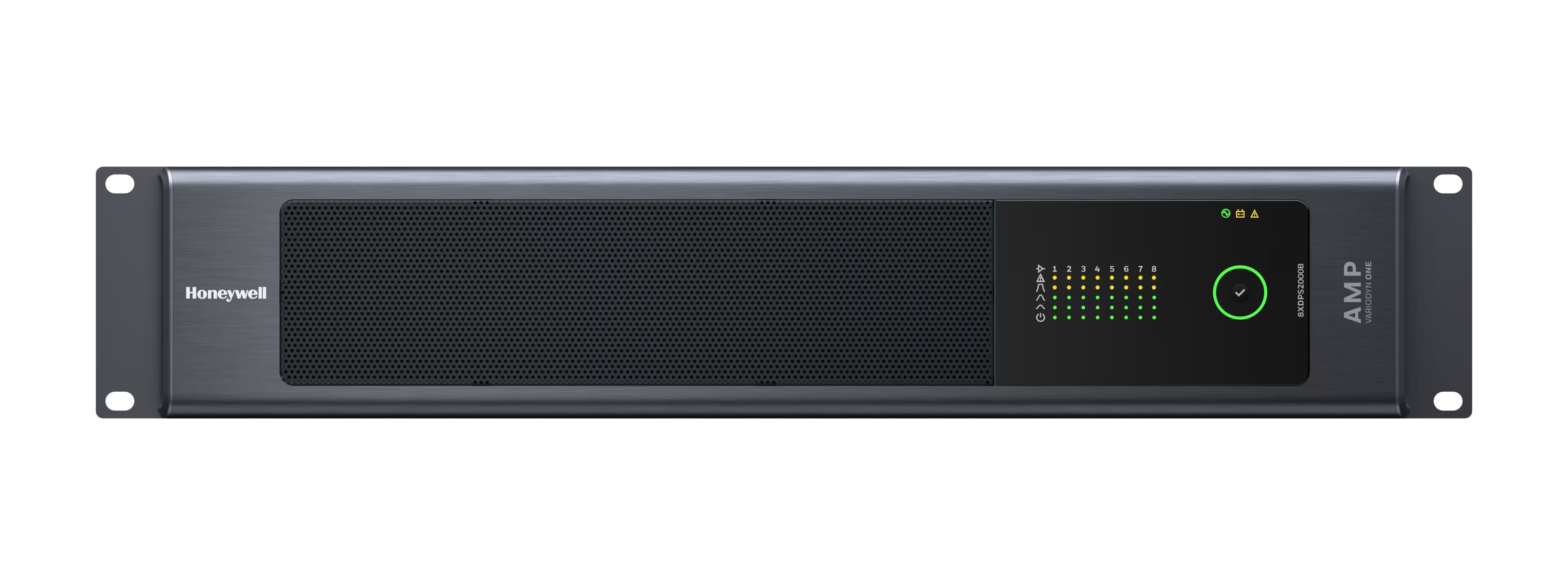 8 Ch 2000W Class D Amp w/Power Sharing w/Battery Charger