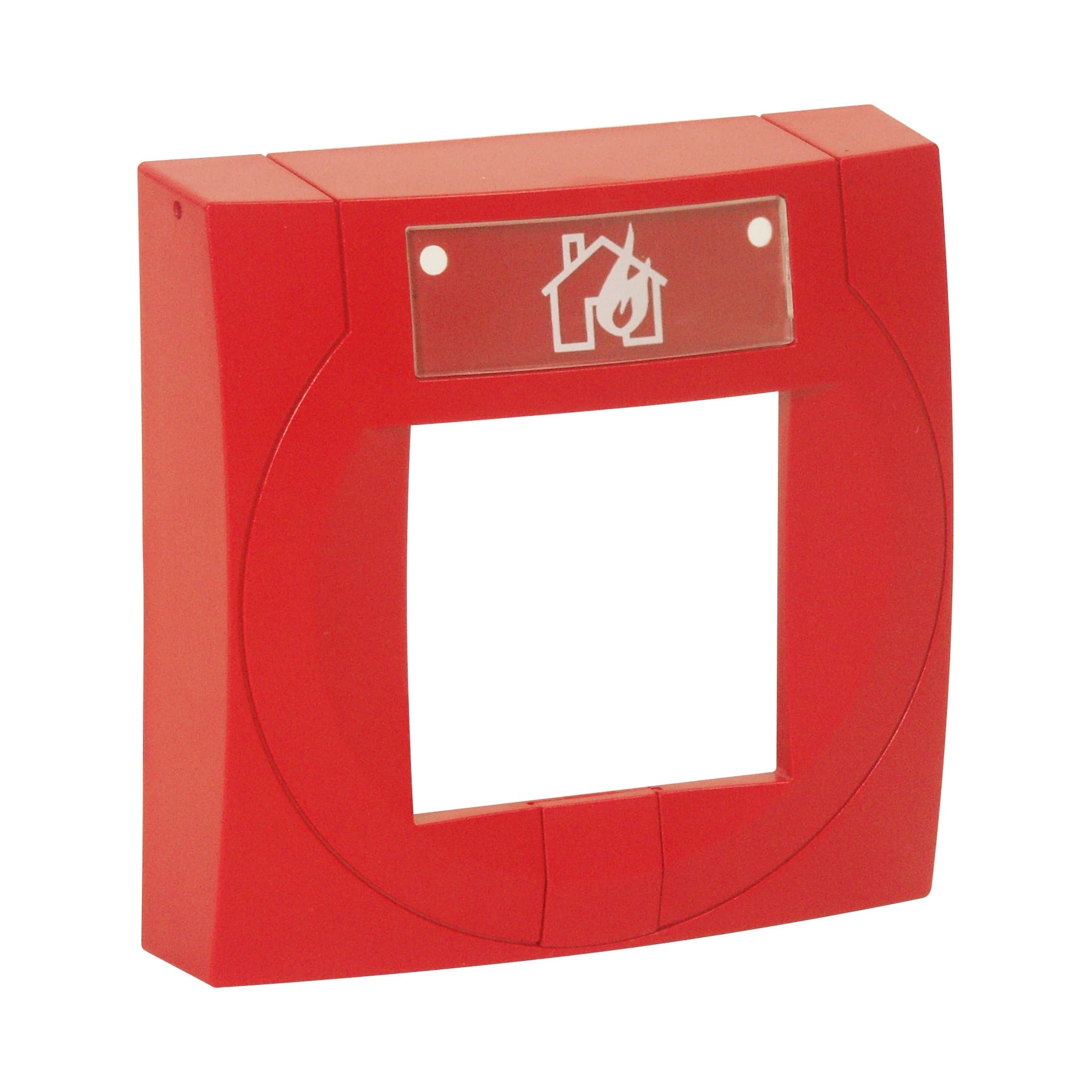 Large Red Plastic Enclosure Honeywell 704900 with Glass Insert