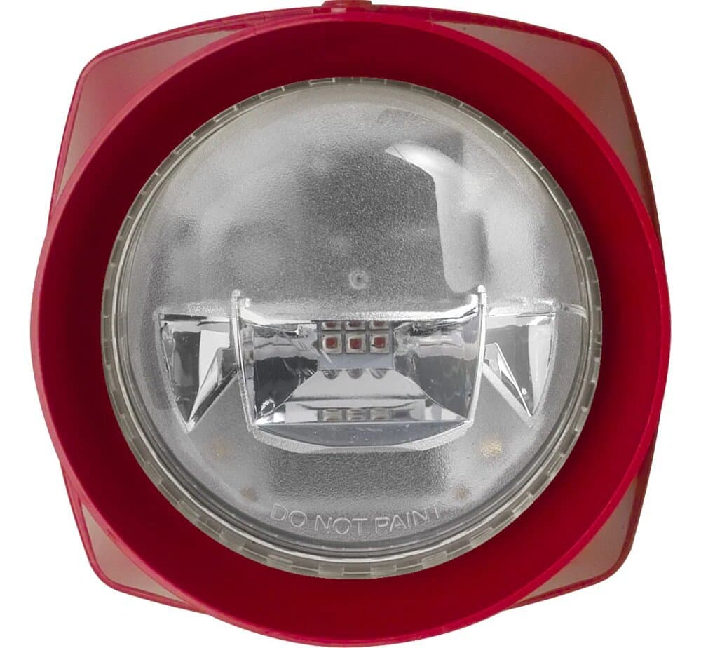 IQ8Alarm Plus visual Alarm signalling device red body red flash 807214RR — Fire Alarm Systems