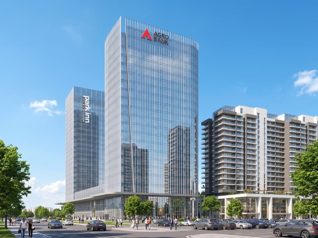 Fire Alarm — Agrobank Podium Building, Tashkent, Uzbekistan