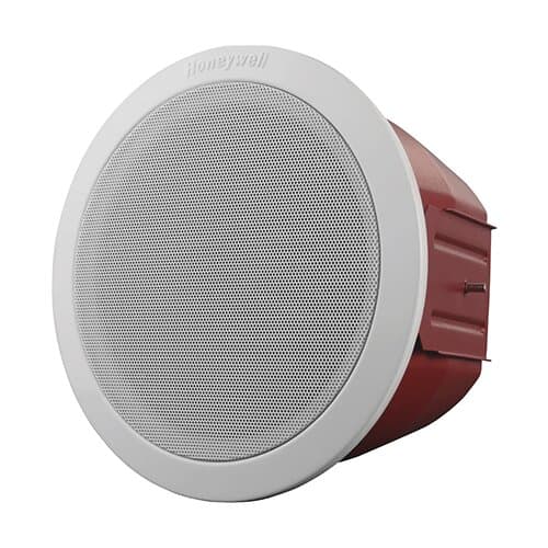 Ceiling Speaker with Fire Dome Honeywell LSC-506 L-VCM6BEN 6\"/3/1.5/0.75W, Metal, White — Evacuation Alert & Management Systems